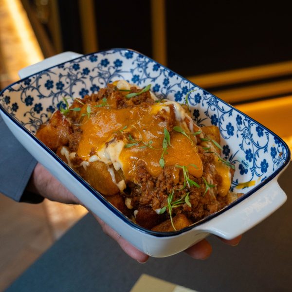 Papas bravas Rockefeller